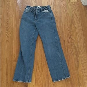 Abercrombie & Fitch Blue Straight Leg Jeans
